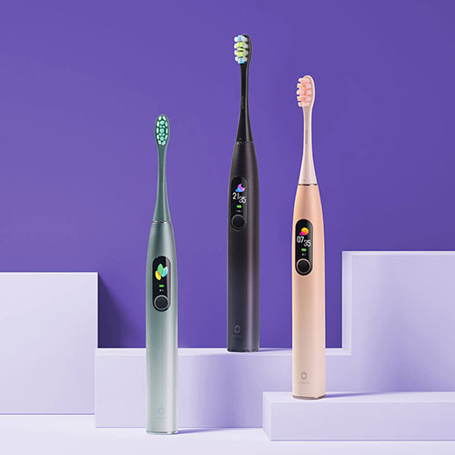 Oclean X Pro Smart Electric Toothbrush Pink